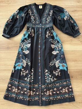 farm rio night jungle slip maxi dress Farm Rio Night Jungle Slip Maxi Dress at MarketFair Shoppes in Princeton, NJ